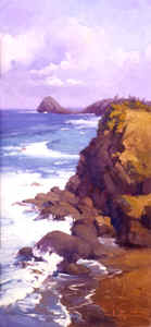 Rocky Coastline landscape painting
