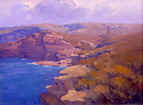 Winter Morning North Head painting